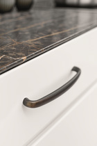 Furnipart - Bull - greb i zink antik brun CC128mm L139mm B14,6mm H33mm